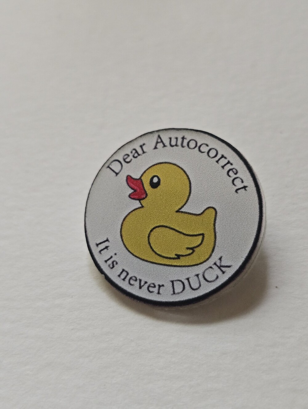 Funny Rubber Duck Pin